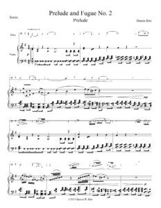 Prelude and Fugue No. 2 – Prelude