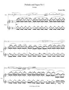 Prelude and Fugue No. 1 - Prelude