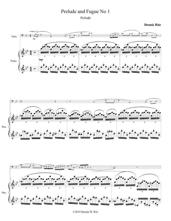 Prelude and Fugue No. 1 - Prelude