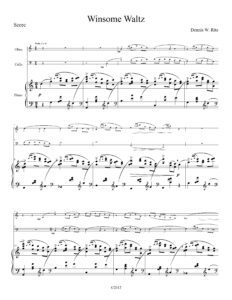 Winsome Waltz musical composition