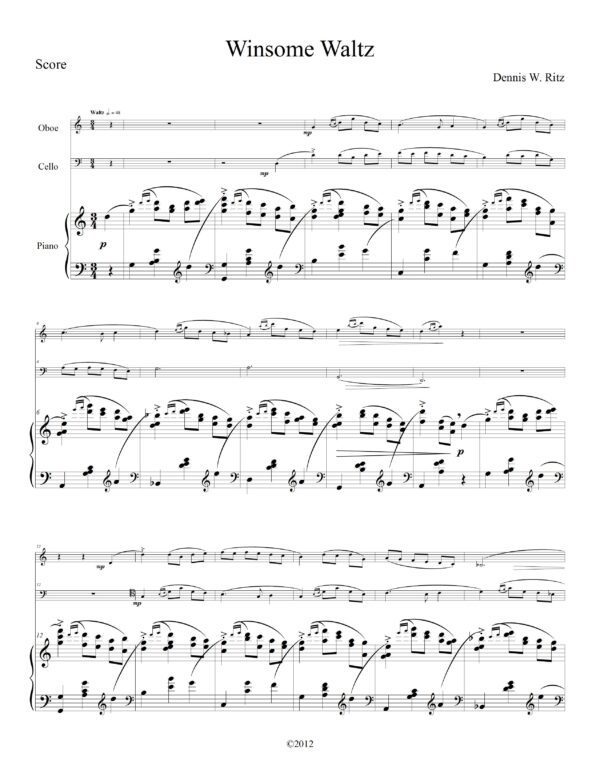 Winsome Waltz musical composition