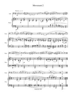 Sonata for Tuba and Piano Movement 2