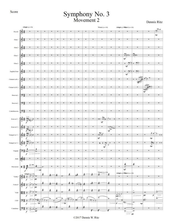 “Symphony No. 3” movement two