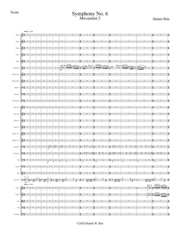 “Symphony No. 6” movement two