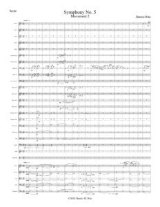 “Symphony No. 5” movement two