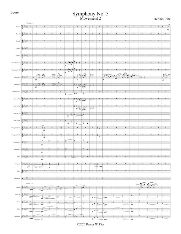 “Symphony No. 5” movement two