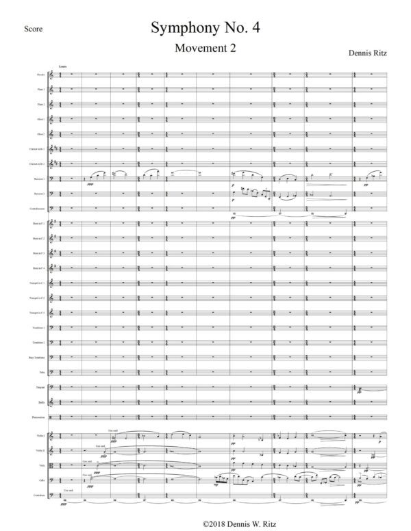 “Symphony No. 4” movement two