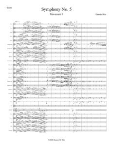 “Symphony No. 5” movement three