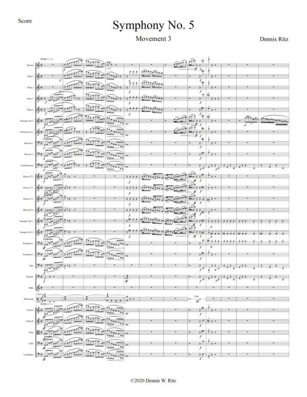 “Symphony No. 5” movement three