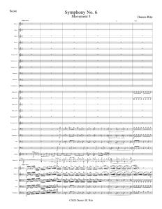 “Symphony No. 6” movement four