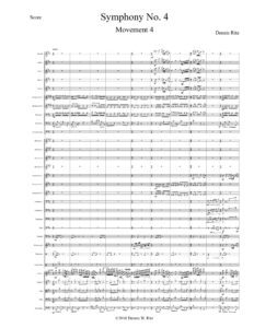 “Symphony No. 4” movement four