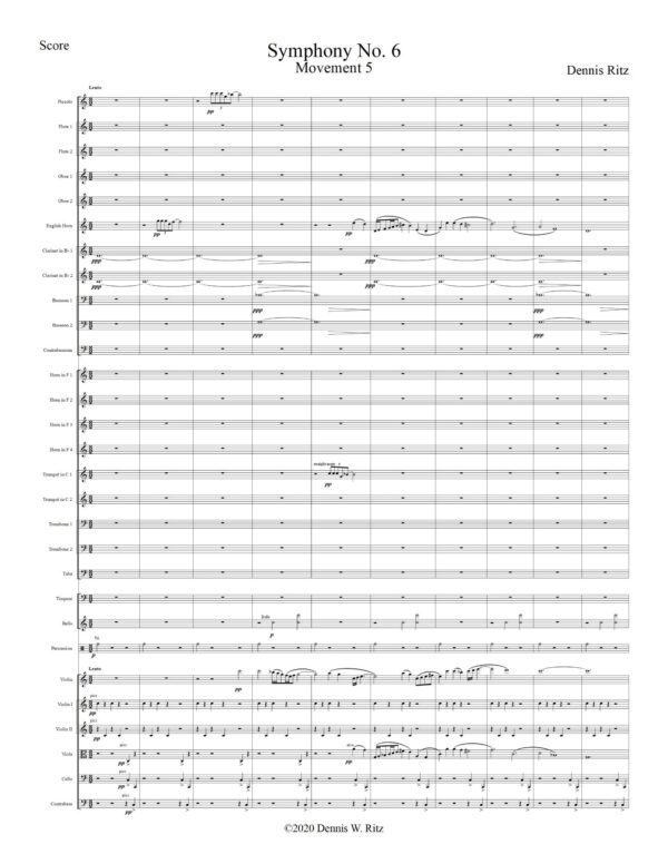 “Symphony No. 6” movement five