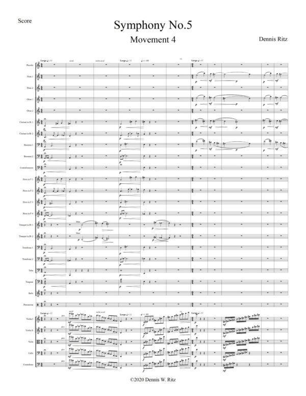 “Symphony No. 5” movement four