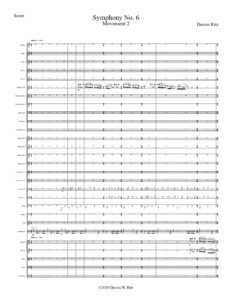 “Symphony No. 6” movement two