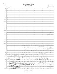 “Symphony No. 6” movement four