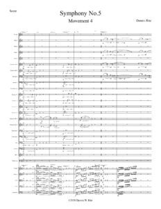 “Symphony No. 5” movement four